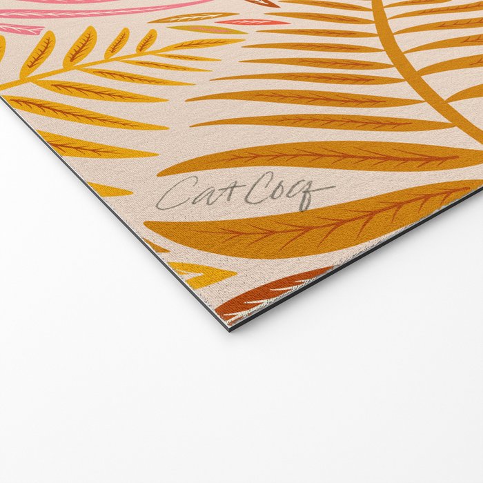 Palm Pattern â Retro Palette Welcome Mat Gallery Image 2