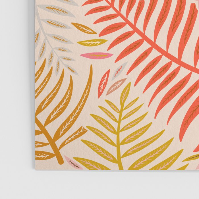 Palm Pattern â Retro Palette Poster Gallery Image 3