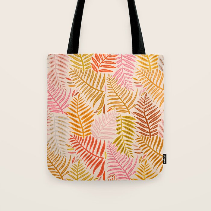 Palm Pattern â Retro Palette Tote Bag Gallery Image 1