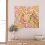 Palm Pattern â Retro Palette Wall Tapestry Gallery Image 2