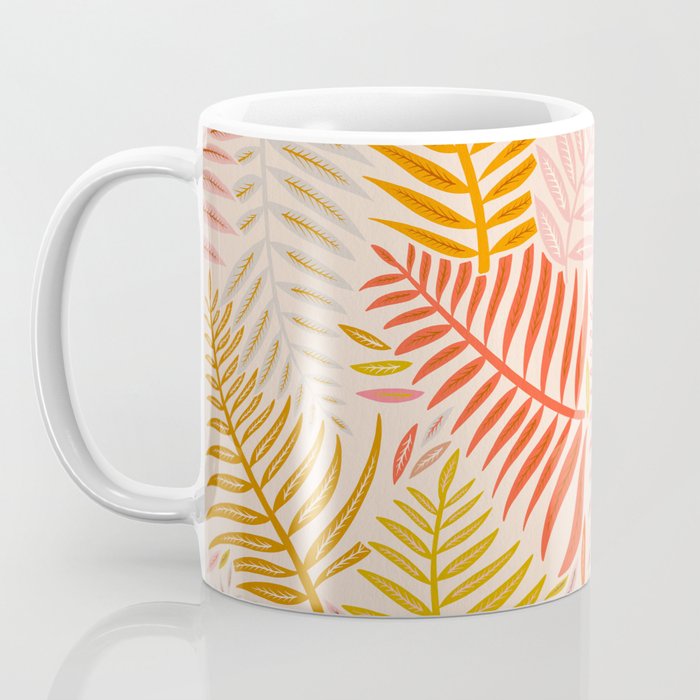 Palm Pattern â Retro Palette Coffee Mug Gallery Image 3