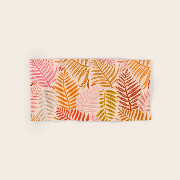 Palm Pattern â Retro Palette Bath Towel Gallery Image 1