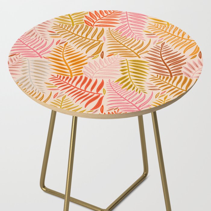 Palm Pattern â Retro Palette Side Table Gallery Image 2