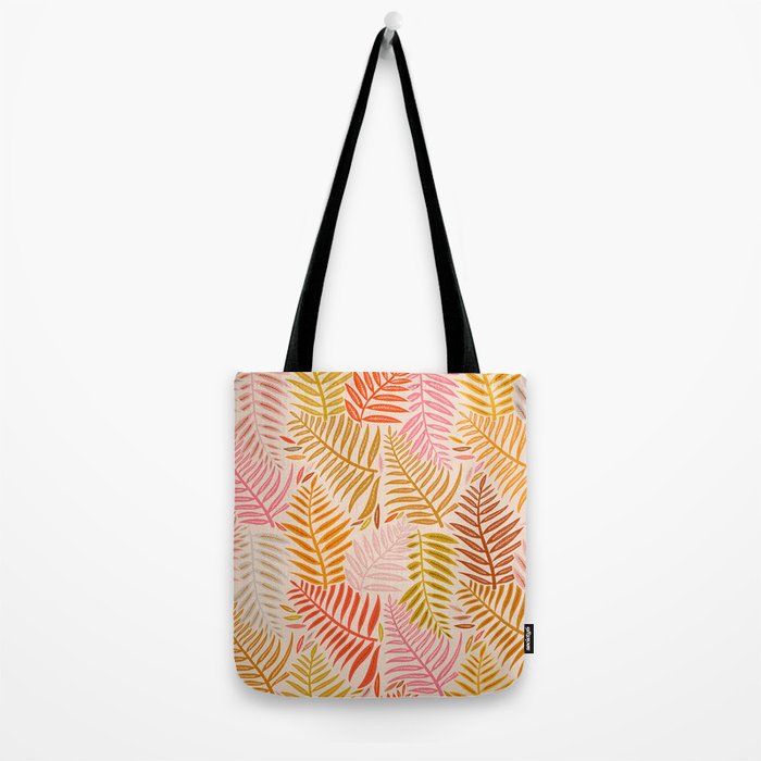 Palm Pattern â Retro Palette Tote Bag Gallery Image 2