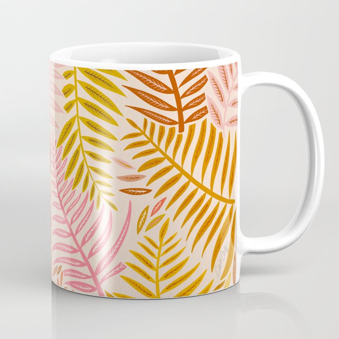 Palm Pattern â Retro Palette Coffee Mug Gallery Image 1