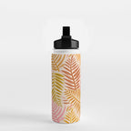 Palm Pattern â Retro Palette Water Bottle Gallery Image 2