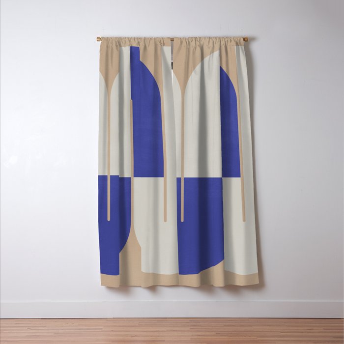 Modern geometric shapes 16 Window Curtain Gallery Image 3