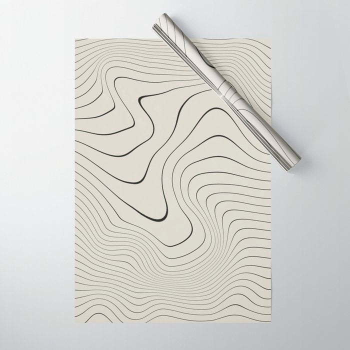 Line Distortion #2 Wrapping Paper Gallery Image 1