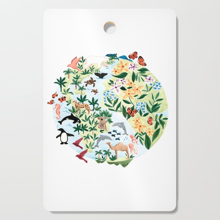 Earth Day Cutting Board Gallery Image 1