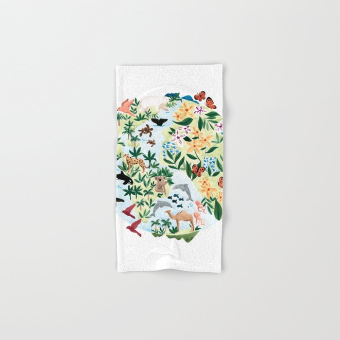 Earth Day Bath Towel Gallery Image 1