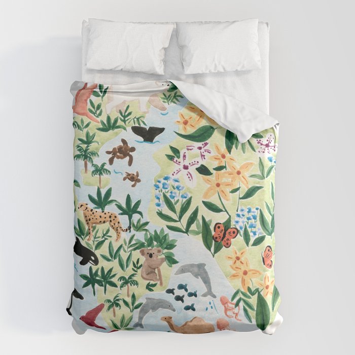 Earth Day Duvet Cover Gallery Image 6