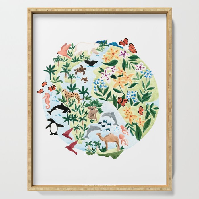 Earth Day Serving Tray Gallery Image 1