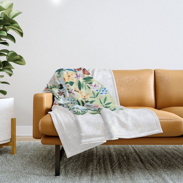 Earth Day Throw Blanket Gallery Image 1