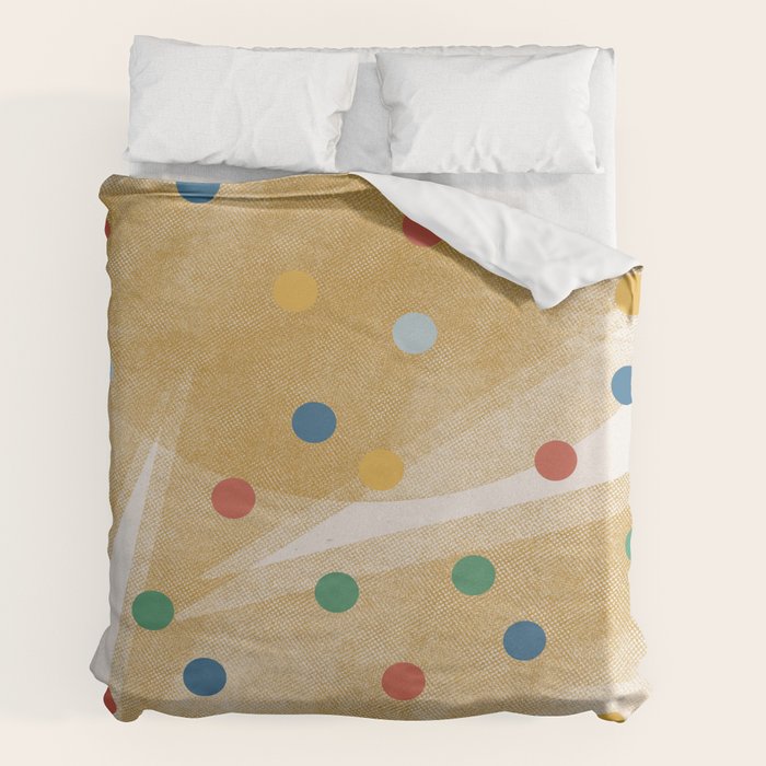 Retro Dots Graphic  Duvet Cover Gallery Image 2