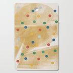 Retro Dots Graphic  Cutting Board Gallery Image 1