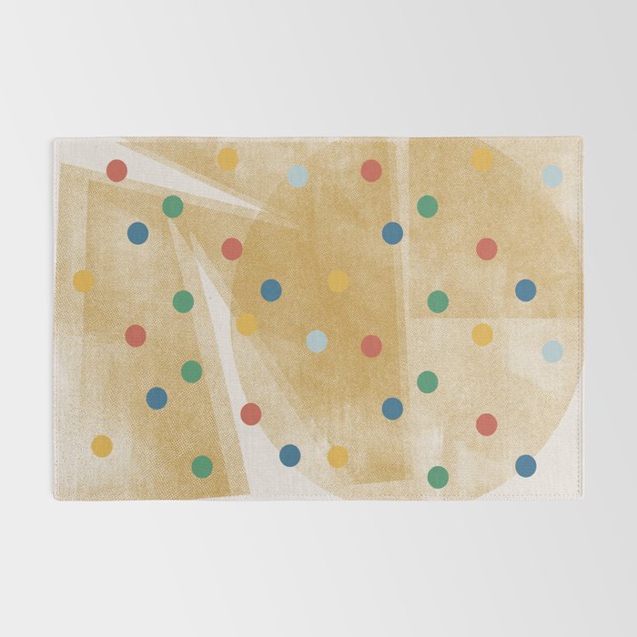 Retro Dots Graphic  Rug Gallery Image 2