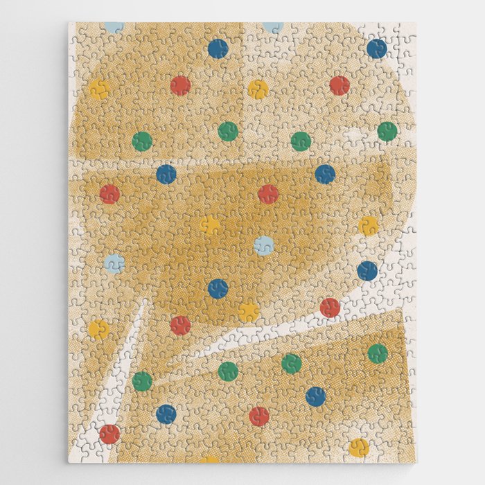 Retro Dots Graphic  Jigsaw Puzzle Gallery Image 1