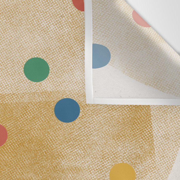 Retro Dots Graphic  Wall Tapestry Gallery Image 3
