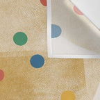 Retro Dots Graphic  Wall Tapestry Gallery Image 3