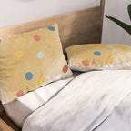 Retro Dots Graphic  Pillow Sham Gallery Image 2