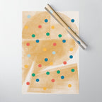 Retro Dots Graphic  Wrapping Paper Gallery Image 1