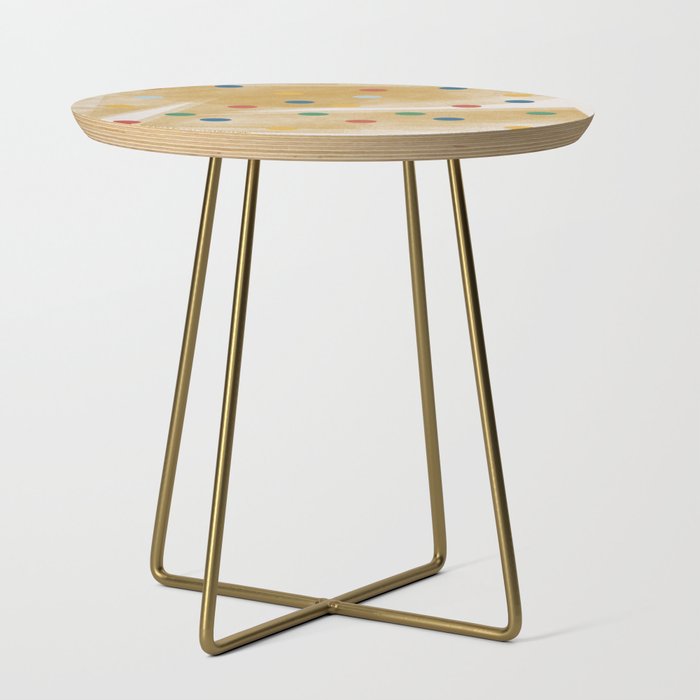 Retro Dots Graphic  Side Table Gallery Image 1