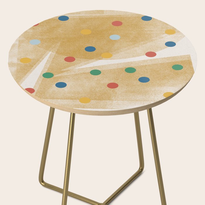 Retro Dots Graphic  Side Table Gallery Image 2
