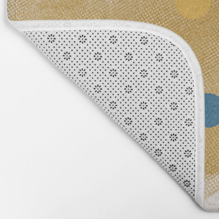 Retro Dots Graphic  Bath Mat Gallery Image 2