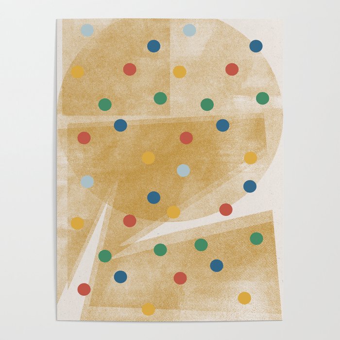 Retro Dots Graphic  Poster Gallery Image 4