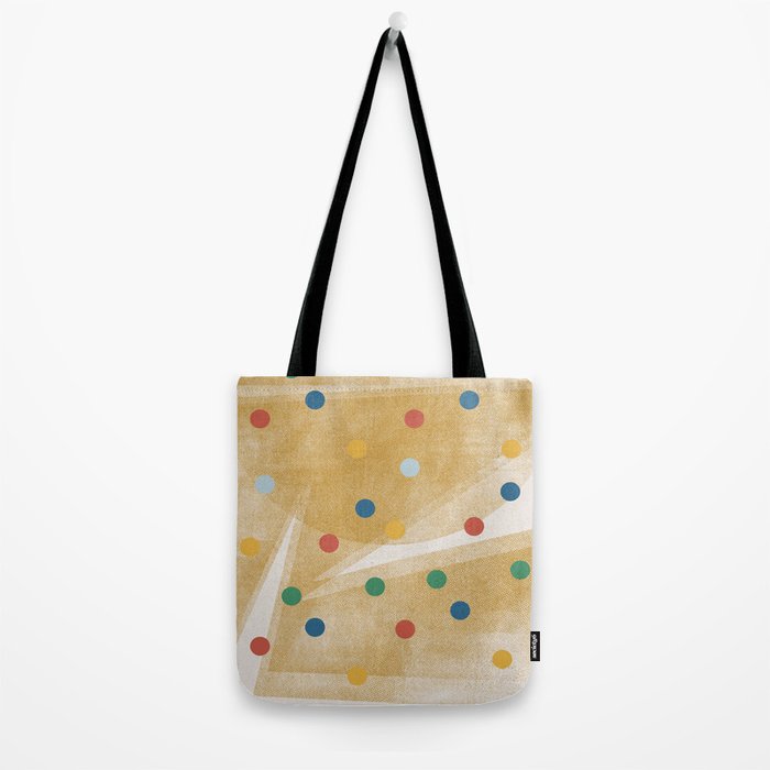 Retro Dots Graphic  Tote Bag Gallery Image 2