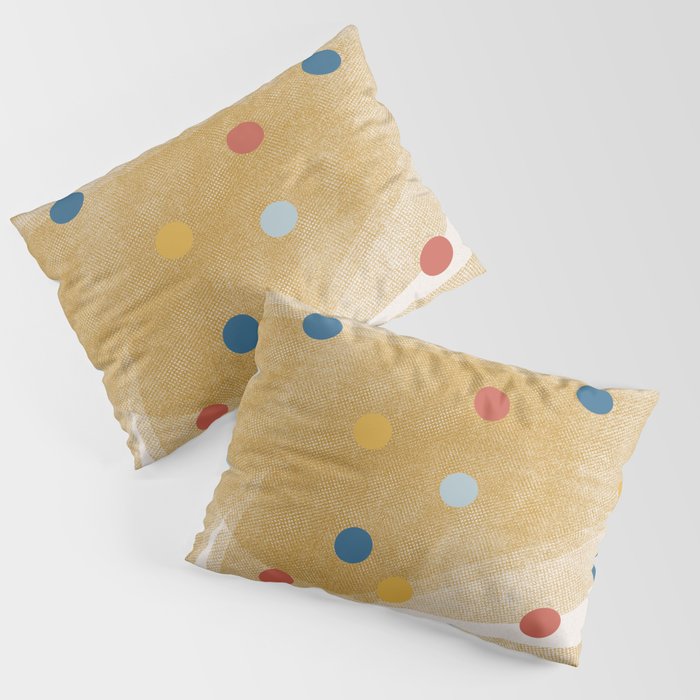 Retro Dots Graphic  Pillow Sham Gallery Image 3