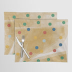 Retro Dots Graphic  Placemat Gallery Image 1