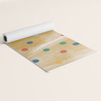Retro Dots Graphic  Yoga Mat Gallery Image 2
