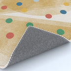 Retro Dots Graphic  Rug Gallery Image 4