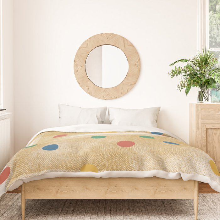 Retro Dots Graphic  Duvet Cover Gallery Image 3