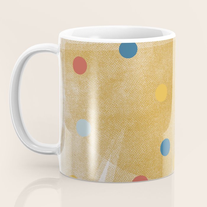 Retro Dots Graphic  Coffee Mug Gallery Image 3