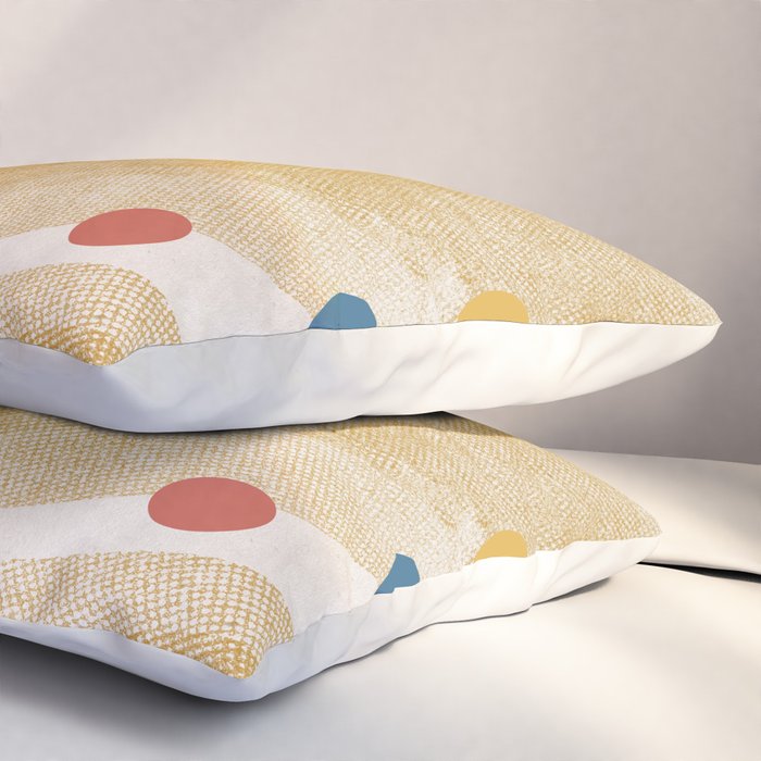 Retro Dots Graphic  Pillow Sham Gallery Image 3