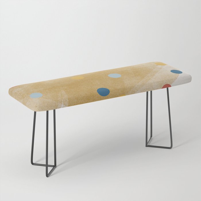 Retro Dots Graphic  Bench Gallery Image 1