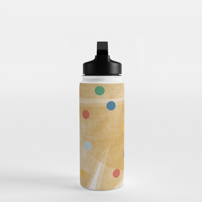 Retro Dots Graphic  Water Bottle Gallery Image 3