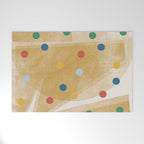 Retro Dots Graphic  Welcome Mat Gallery Image 1
