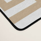 Greek Key (Tan & White Pattern) Desk Mat Gallery Image 4