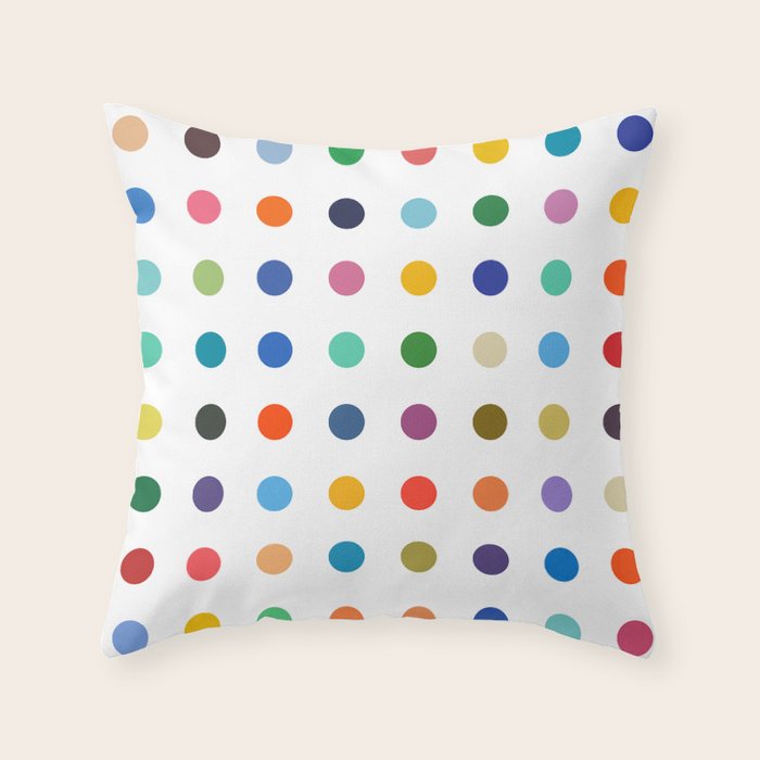 DAMIEN TRIBUTE Throw Pillow Gallery Image 1