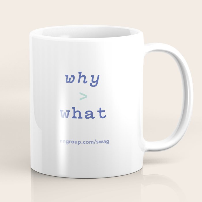 Why > What Coffee Mug Gallery Image 1