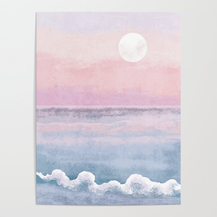 Magical Sunset Beach Poster Gallery Image 1