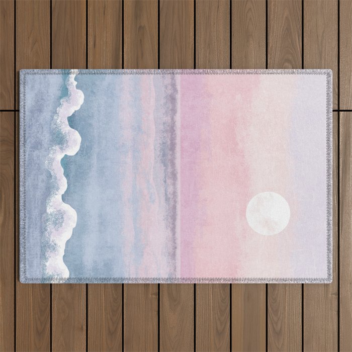 Magical Sunset Beach Outdoor Rug Gallery Image 1