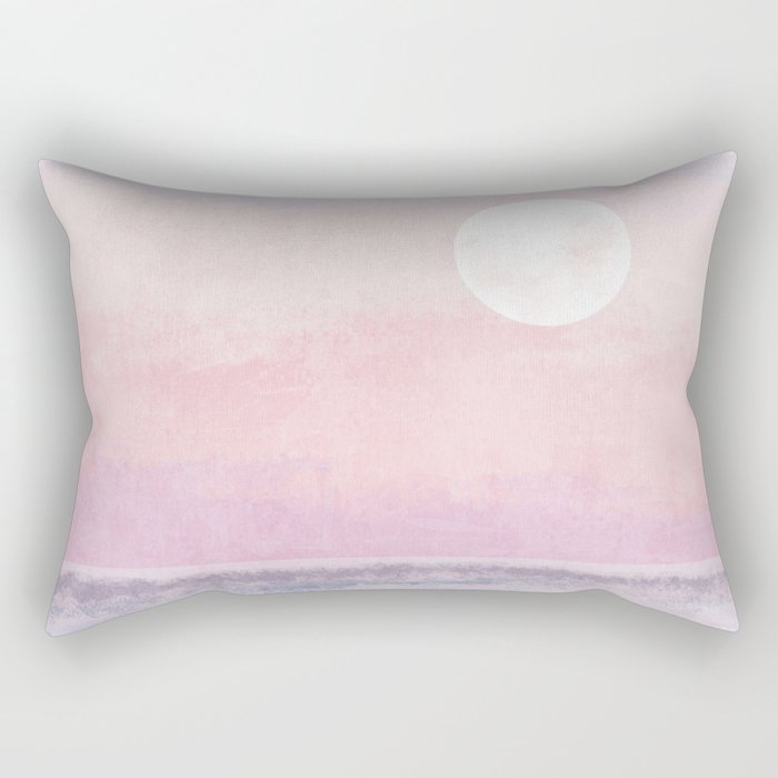 Magical Sunset Beach Rectangular Pillow Gallery Image 2