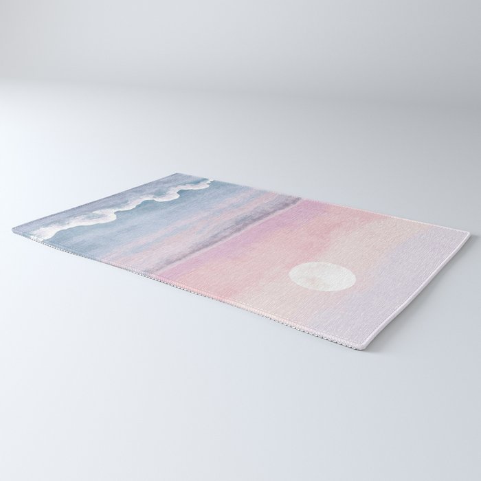 Magical Sunset Beach Rug Gallery Image 3