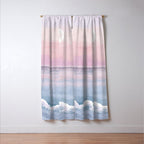Magical Sunset Beach Window Curtain Gallery Image 3