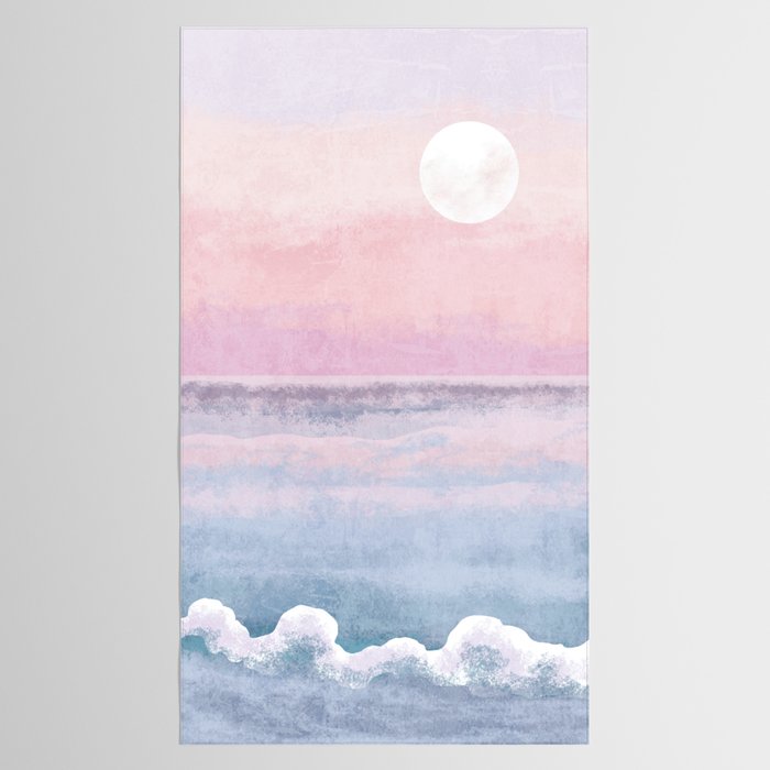 Magical Sunset Beach Tablecloth Gallery Image 2