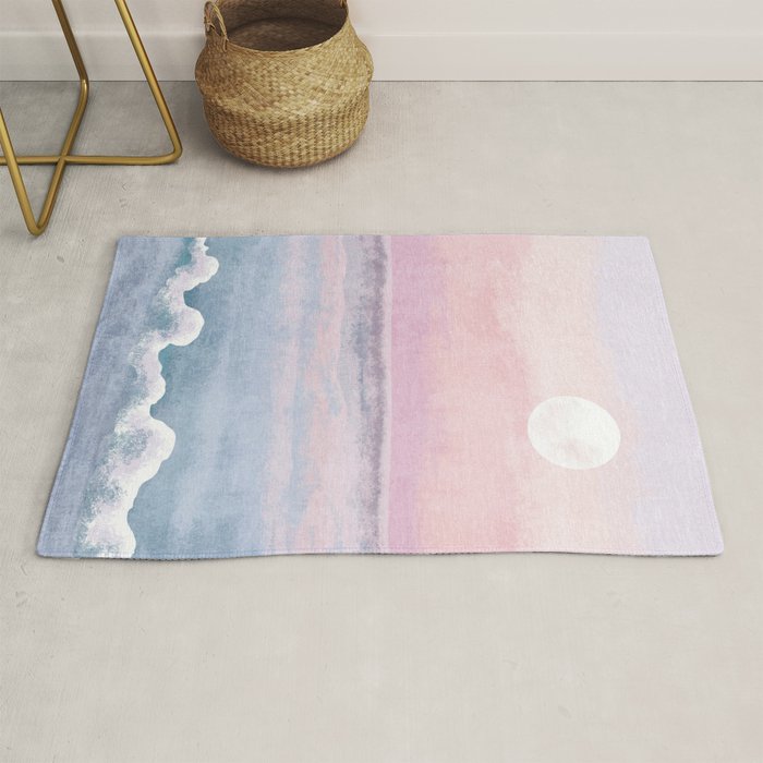 Magical Sunset Beach Rug Gallery Image 1